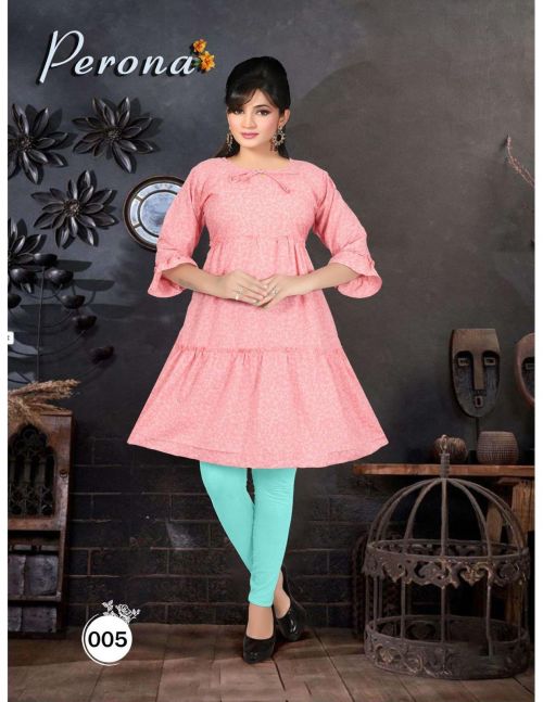 Moksha Perona Vol 1 Georgette Printed Kurtis Catalog
